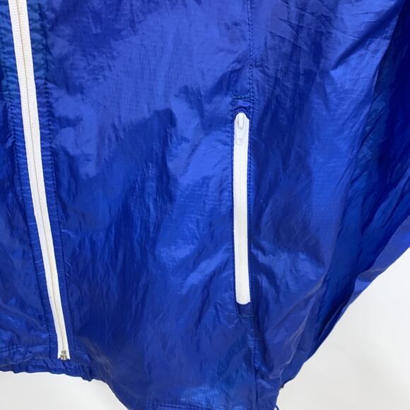 Hind 24/7 365 Run Running Light Hooded Windbreaker Jacket Blue Small - Picture 13 of 15